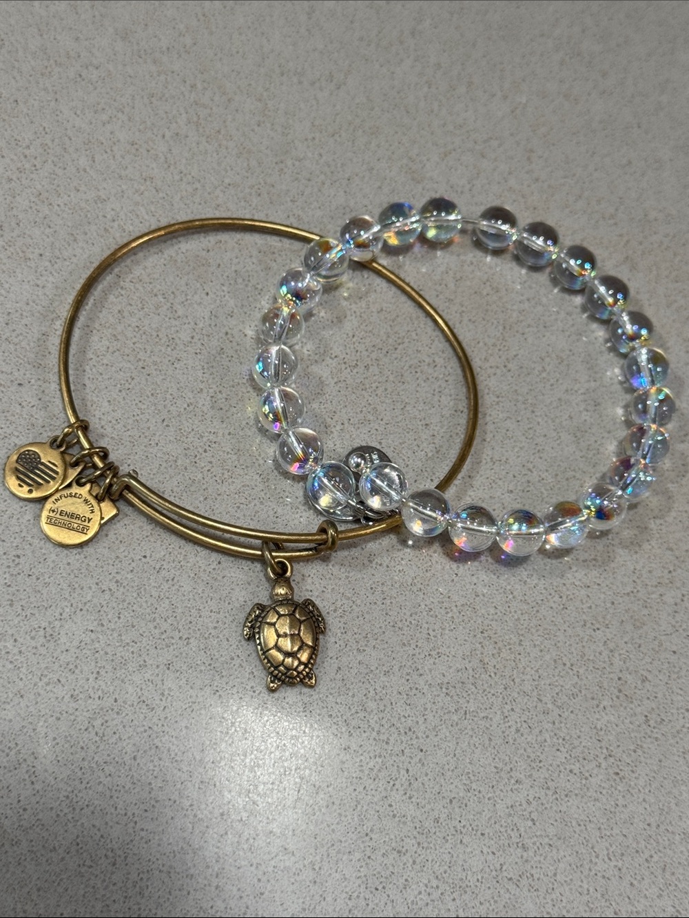 Set of 2 Alex and Ani bangles
